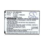 CS-LMS345SL<br />Batteries for   replaces battery EAC62778201