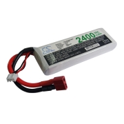 Battery compatibleWith RC hobby batteries