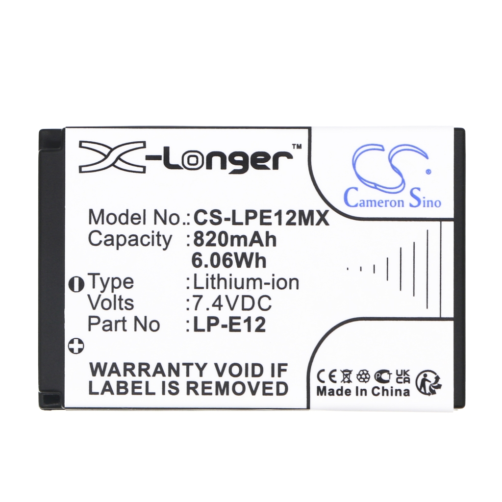 Camera Battery Canon CS-LPE12MX