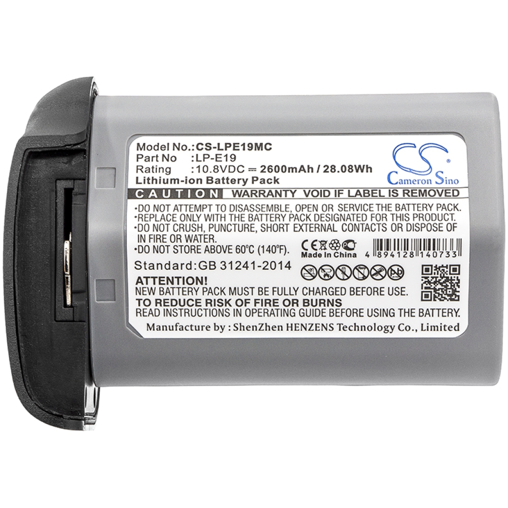 Kamera Akkus Canon CS-LPE19MC