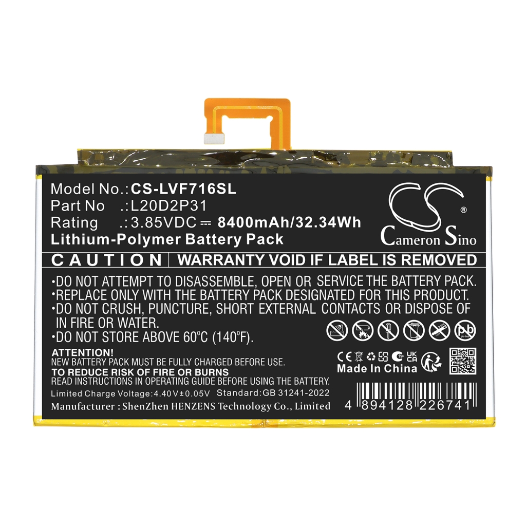 Akku kompatibel mit Lenovo CS-LVF716SL