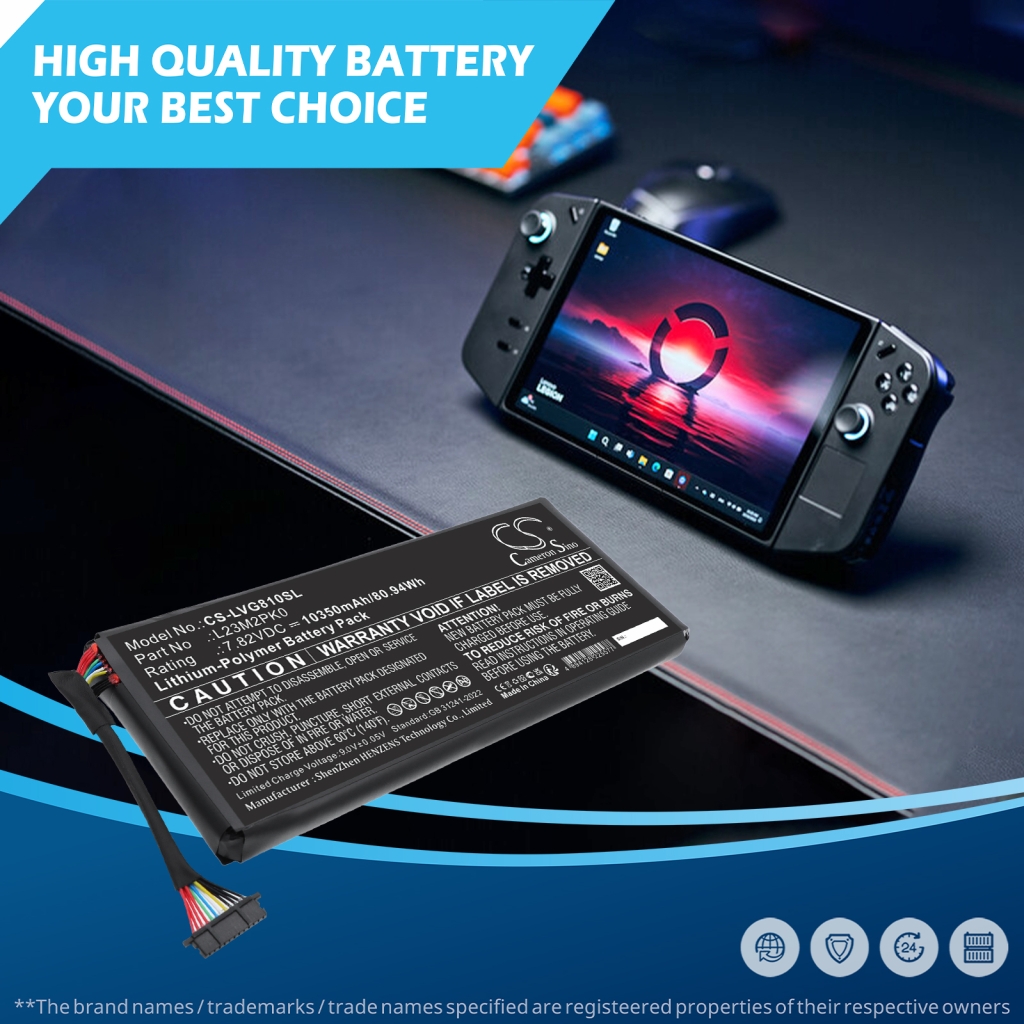 Akku kompatibel mit Lenovo CS-LVG810SL