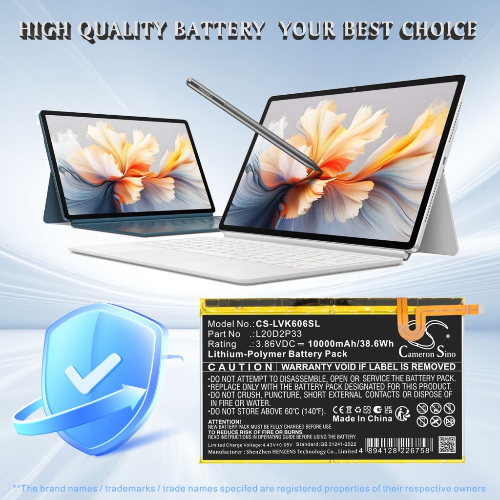 Akku kompatibel mit Lenovo CS-LVK606SL