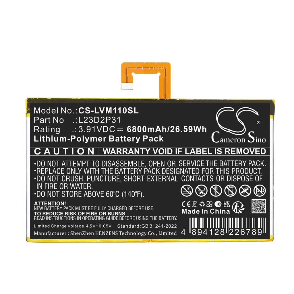 Akku kompatibel mit Lenovo CS-LVM110SL