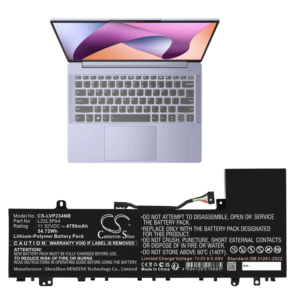 Laptop Akkus Lenovo CS-LVP234NB