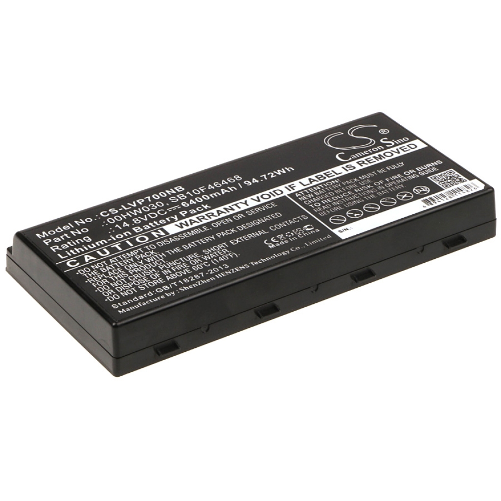 Notebook battery Shinelon CS-LVP700NB