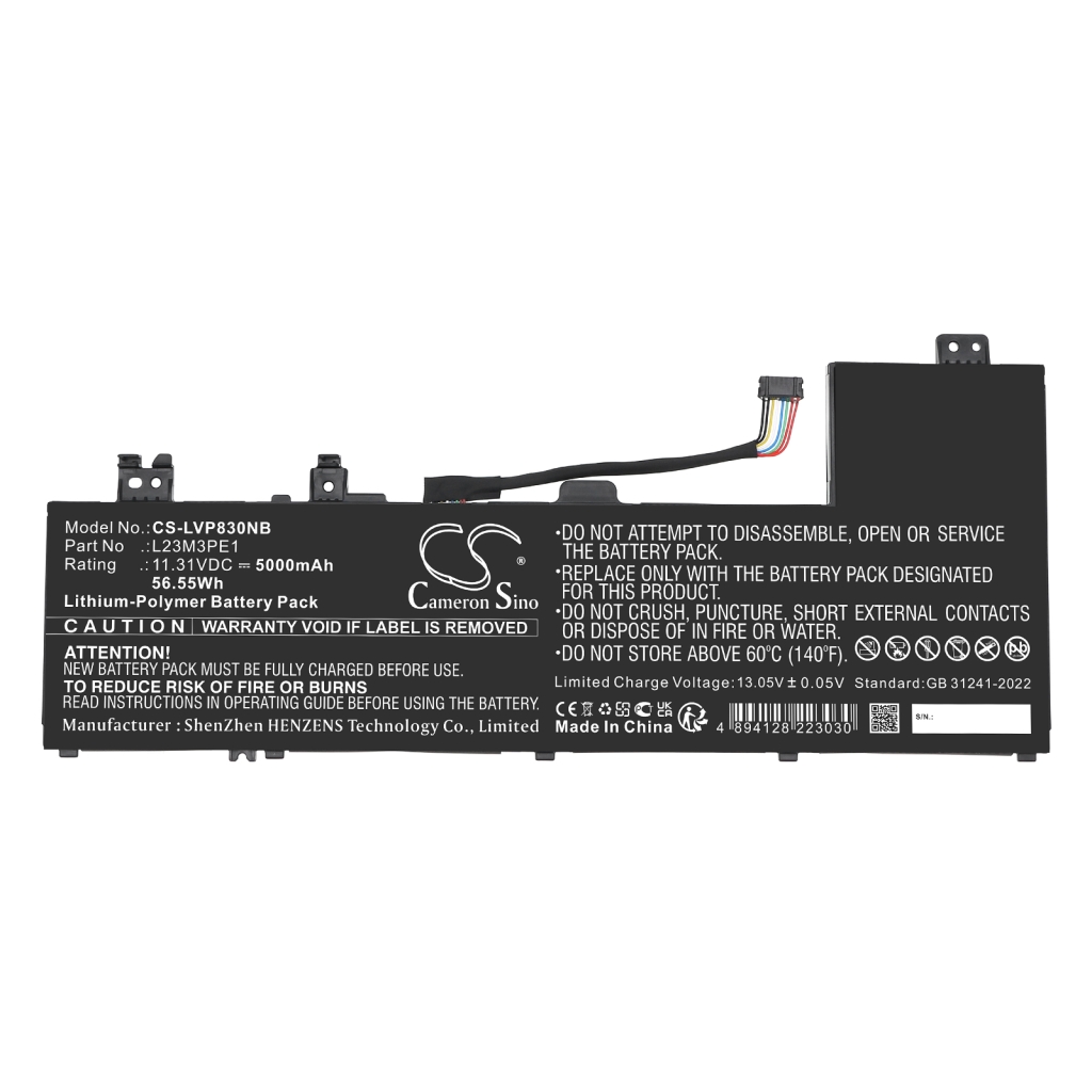 Notebook battery Lenovo CS-LVP830NB