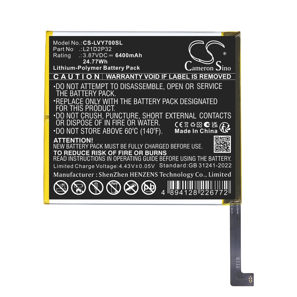 Akku kompatibel mit Lenovo CS-LVY700SL