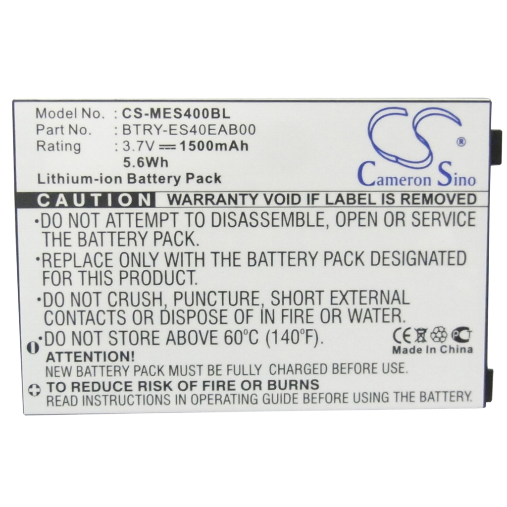 BarCode, Scanner Battery Symbol ES405