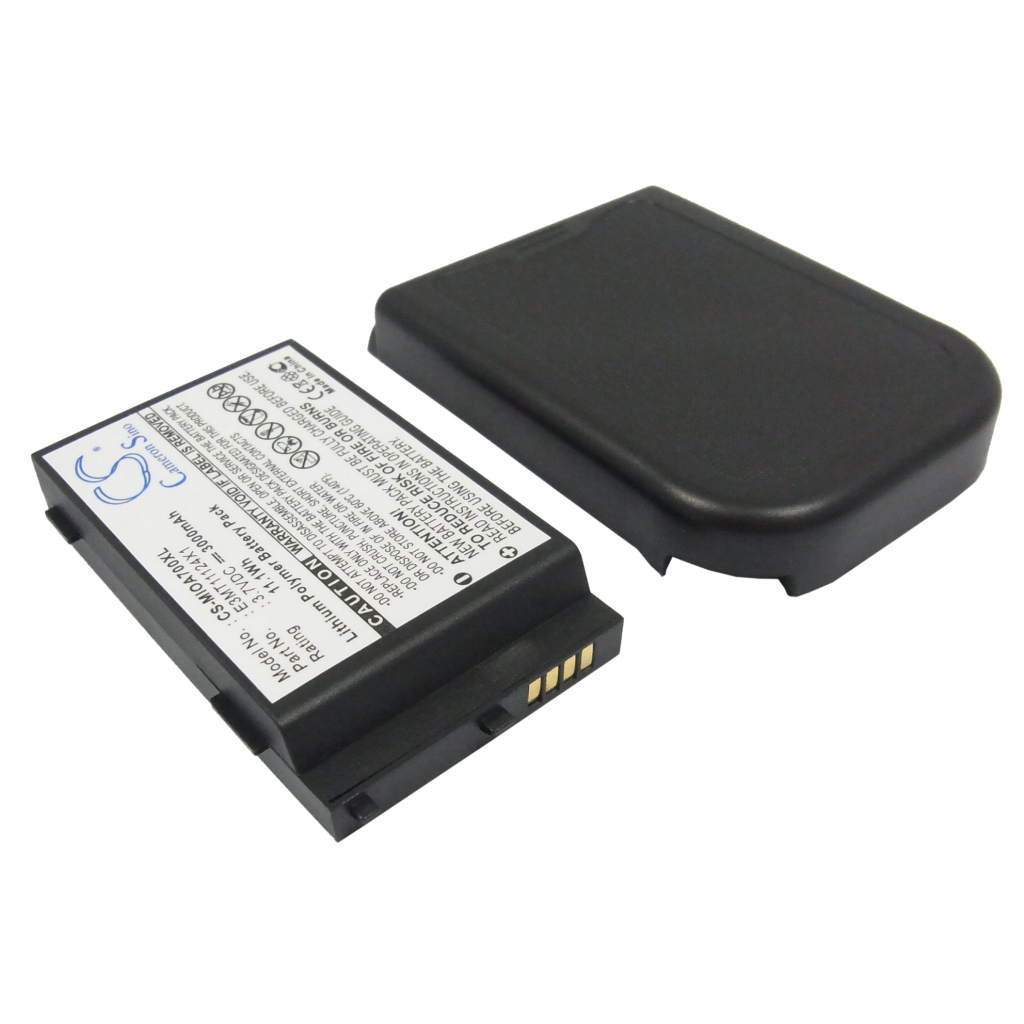 Akku kompatibel mit Mitac CS-MIOA700XL
