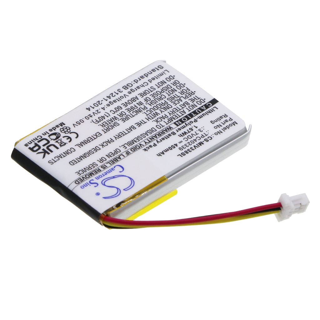 Compatible battery replacement for Papago TPC402339