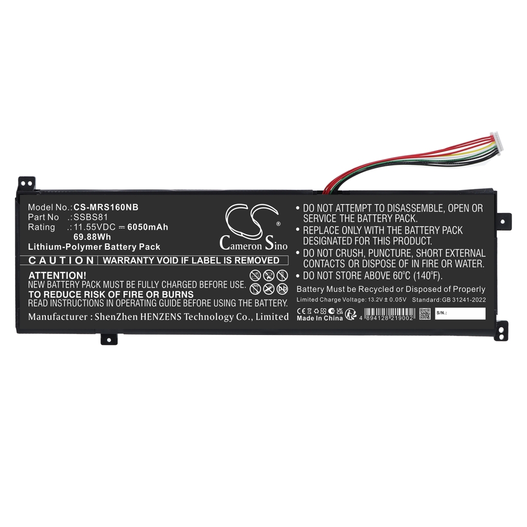 Akku kompatibel mit Mechrevo CS-MRS160NB