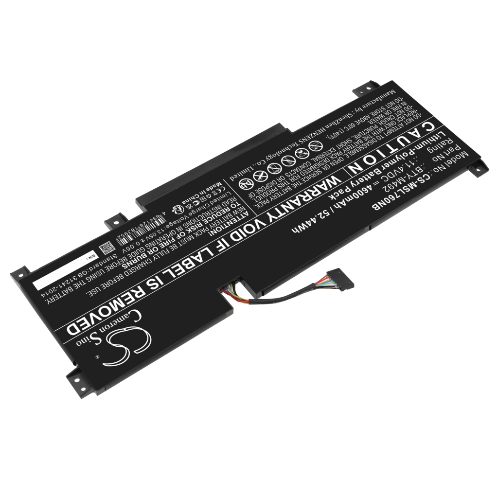 Battery for MSI Katana GF76 11UD-059XTR