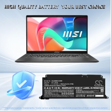 Kompatibler Ersatzakku für MSI BTY-M4B