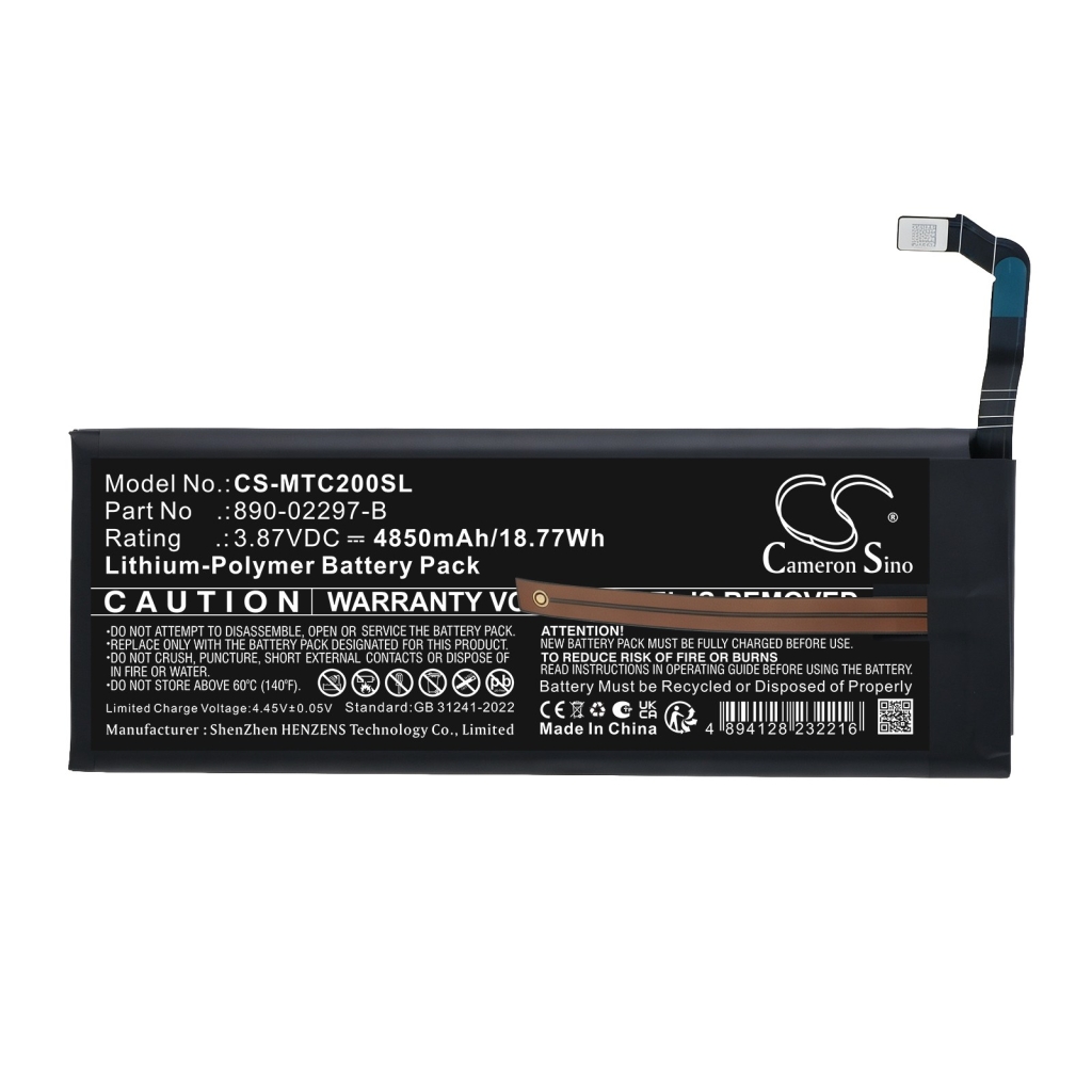 Battery compatible with VR battery