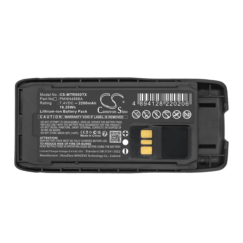 Walkie-Talkie Akkus Motorola CS-MTR500TX