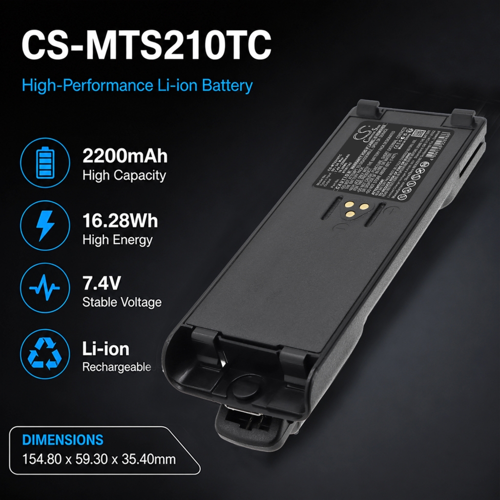 Akku kompatibel mit Motorola CS-MTS210TC