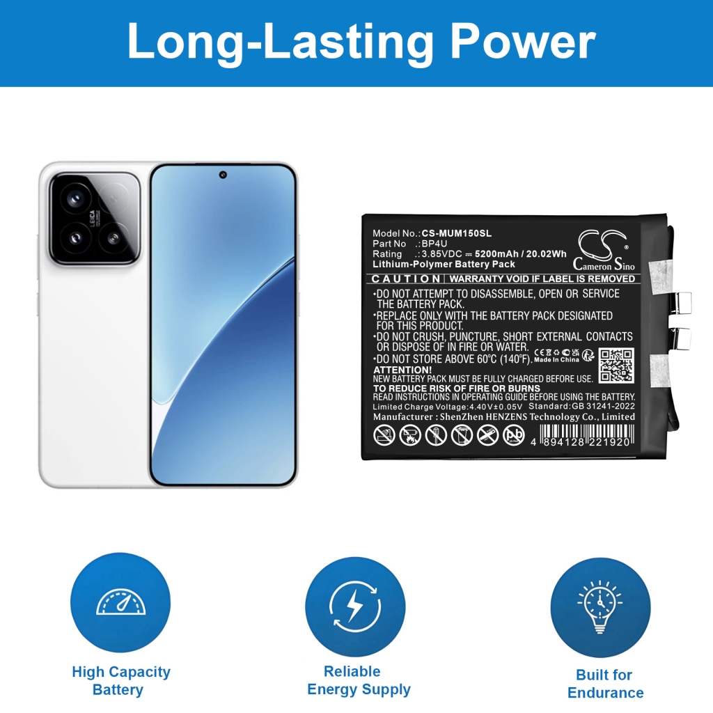 Handy Akkus Xiaomi CS-MUM150SL