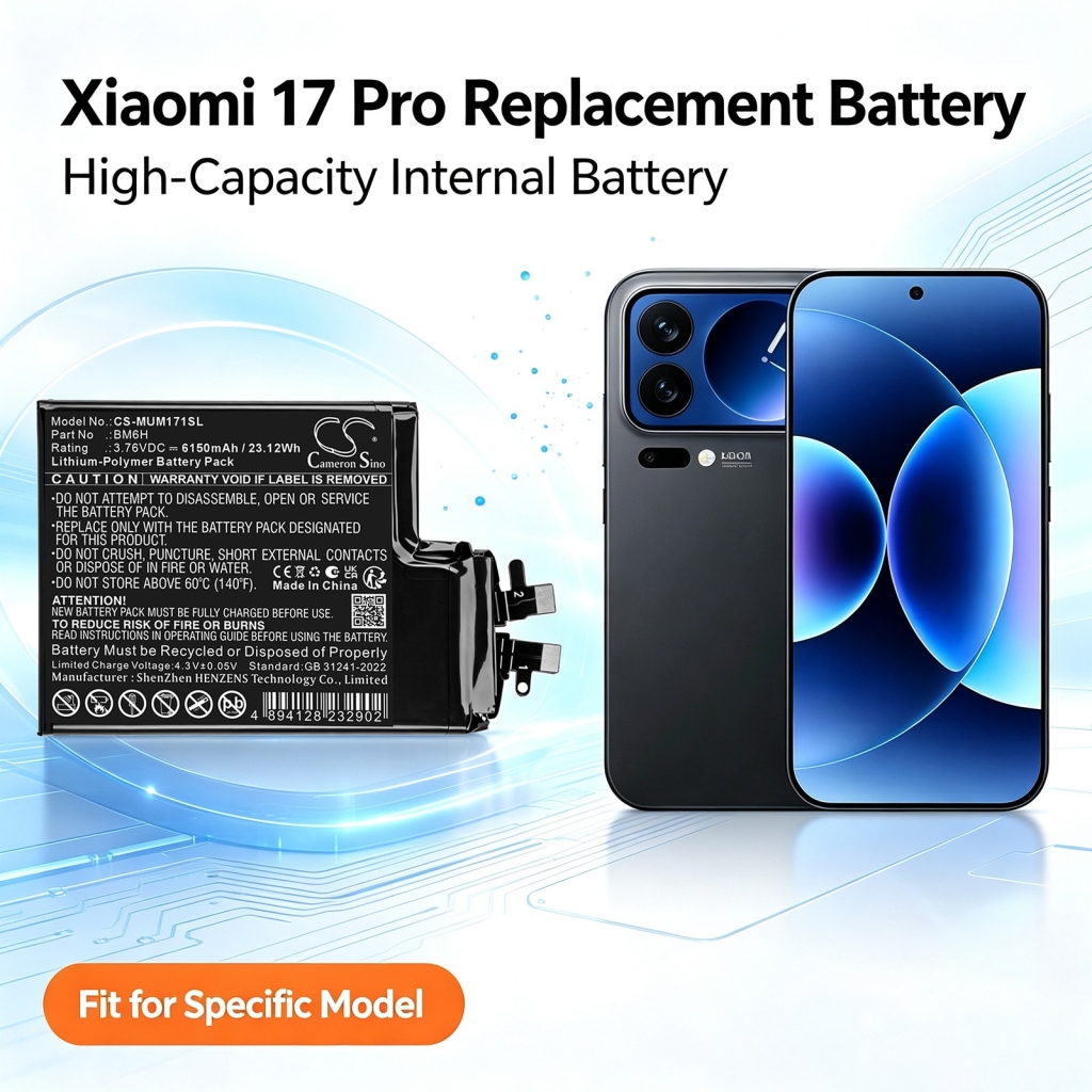 Akkus  kompatibel mit Xiaomi 17 Pro CS-MUM171SL