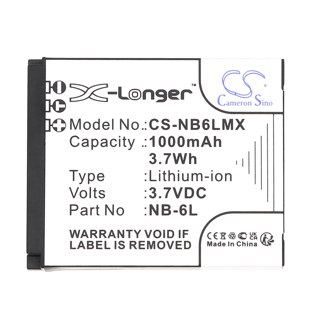 Battery Replaces NB-6L