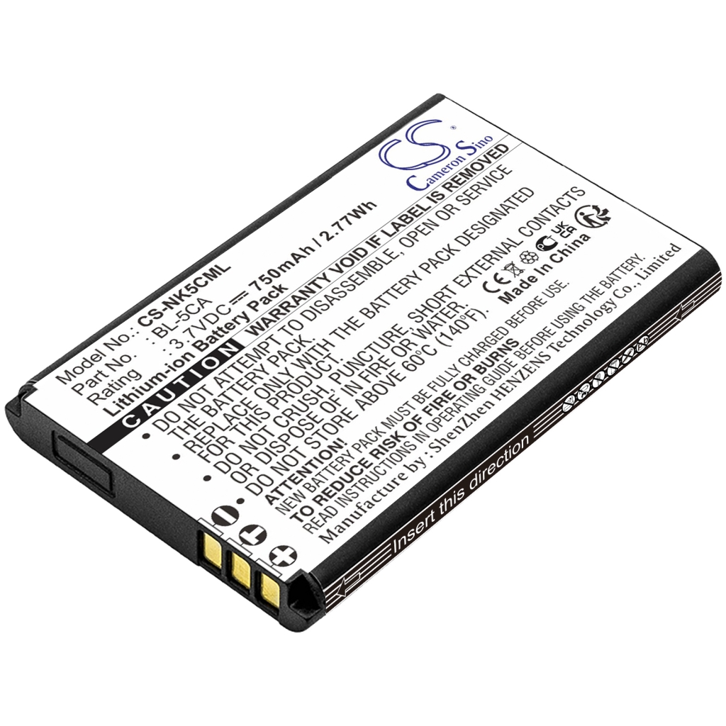 Battery Replaces BL-5CA