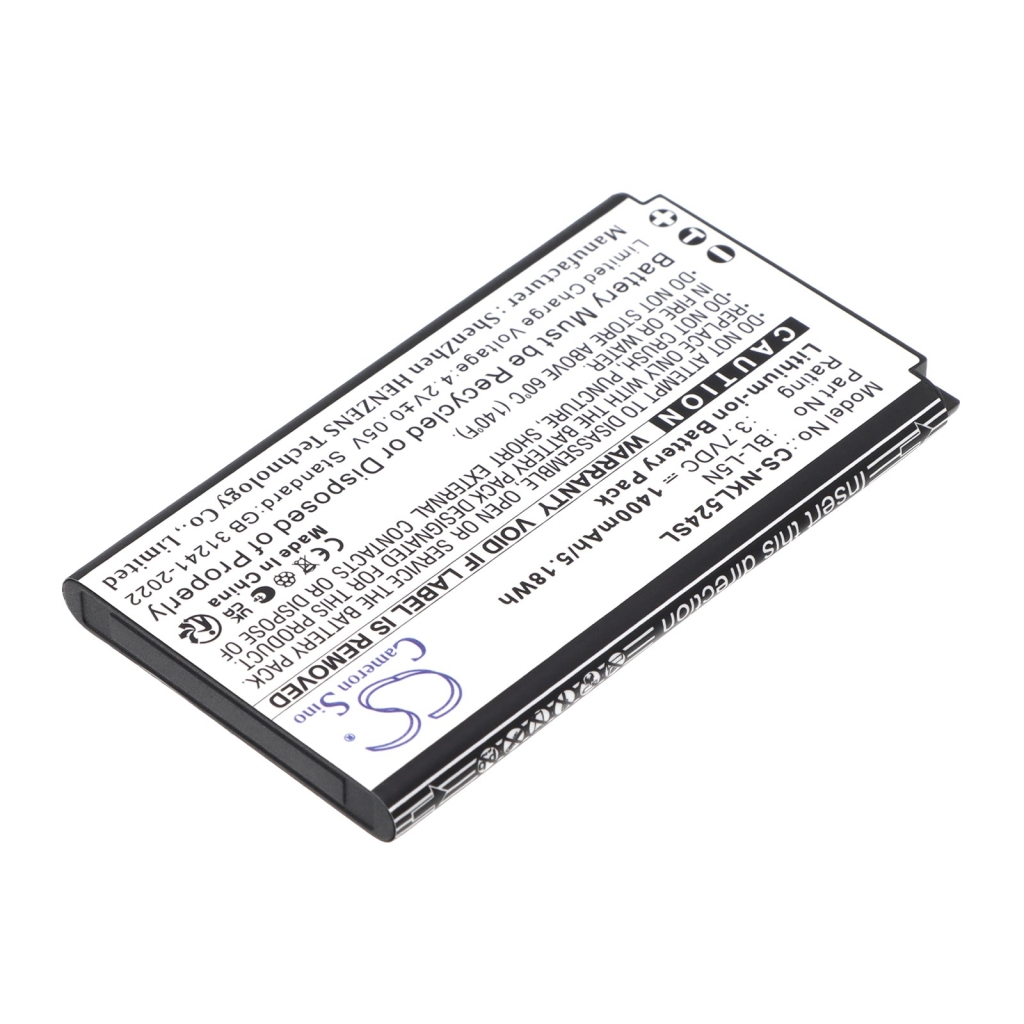 Akku kompatibel mit Nokia CS-NKL524SL