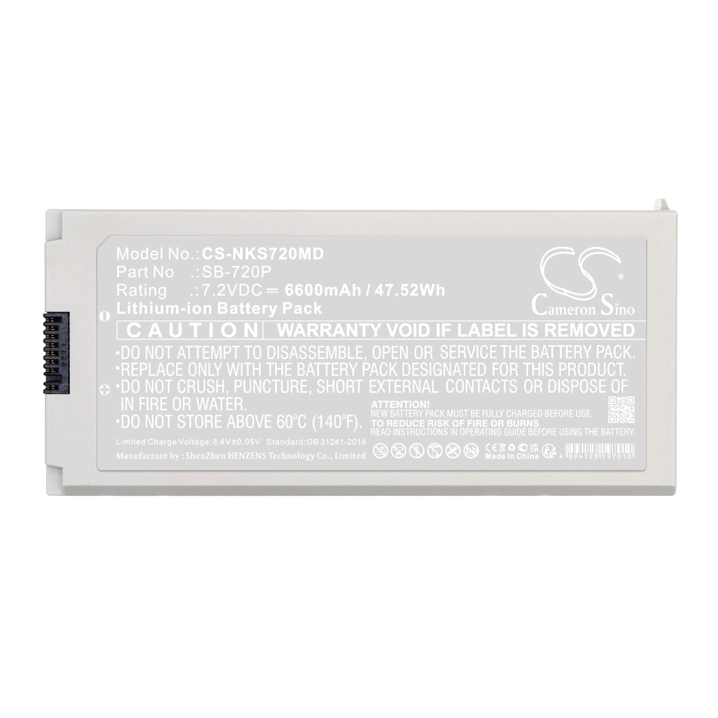 Akku kompatibel mit Nihon Kohden CS-NKS720MD