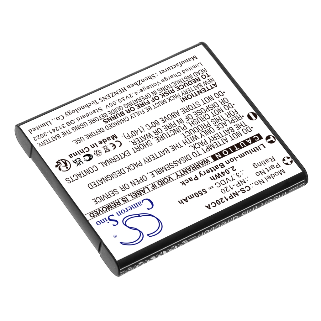 Battery Replaces NP-120DBA