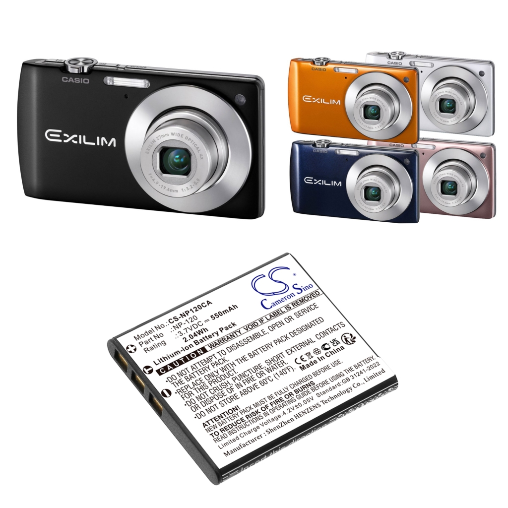 Battery Replaces NP-120DBA