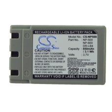 Compatible battery replacement for MINOLTA DR-LB4,NP-500,NP-600