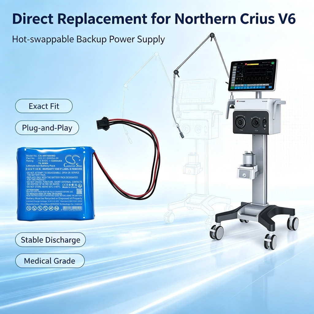 Akkus  kompatibel mit Northern Crius V6 CS-NRT600MD
