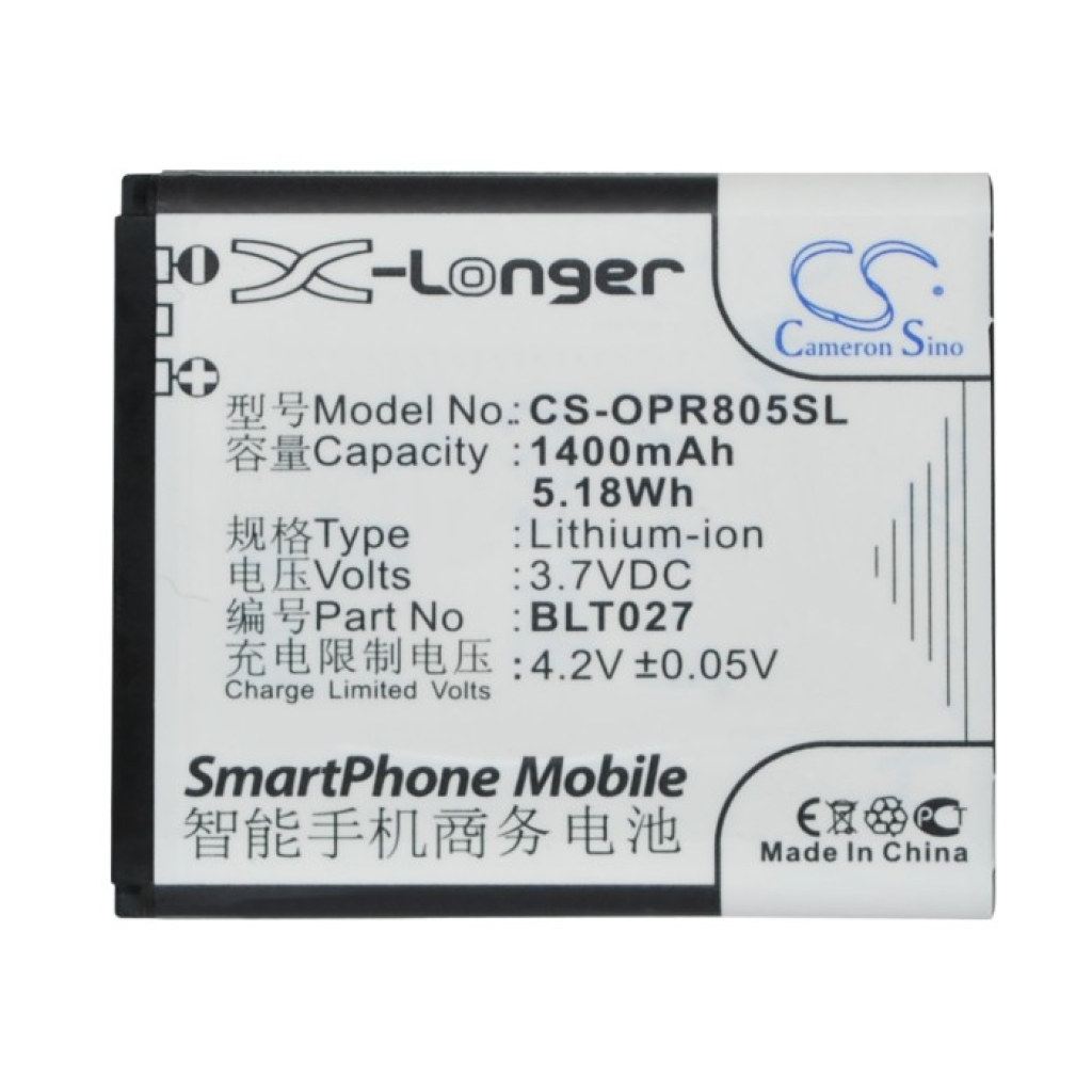 Akku kompatibel mit OPPO CS-OPR805SL