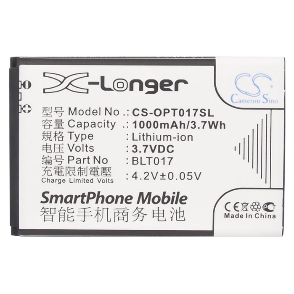 Akku kompatibel mit OPPO CS-OPT017SL