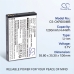 Akkus  kompatibel mit Infant Optics DXR-5 DXR-5 CS-OXR500MB