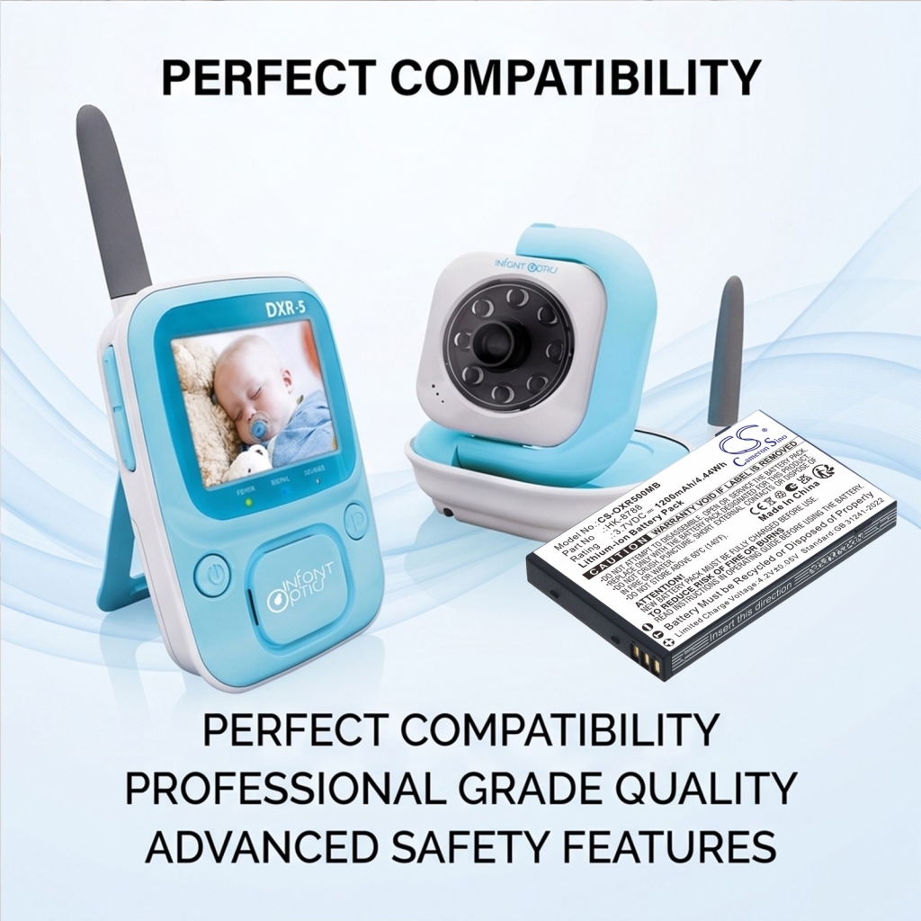 Akkus  kompatibel mit Infant Optics DXR-5 DXR-5 CS-OXR500MB