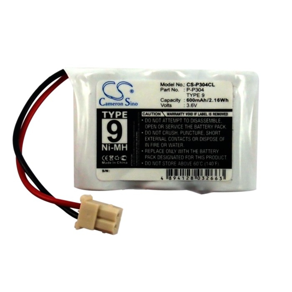 GE Pacific Bell Panasonic Schnurlostelefon Akkus CS-P304CL