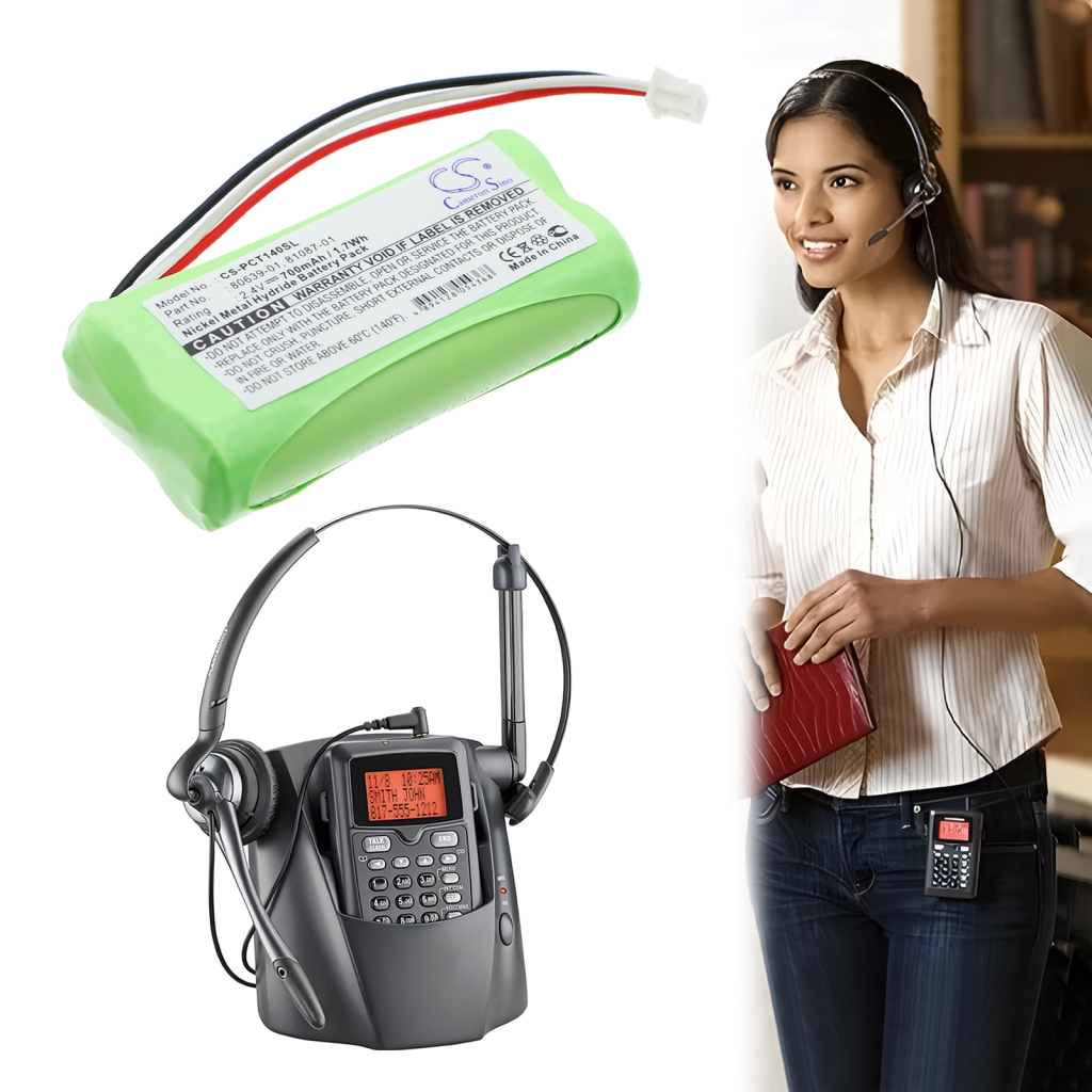 Wireless Headset Akkus Plantronics CS-PCT140SL