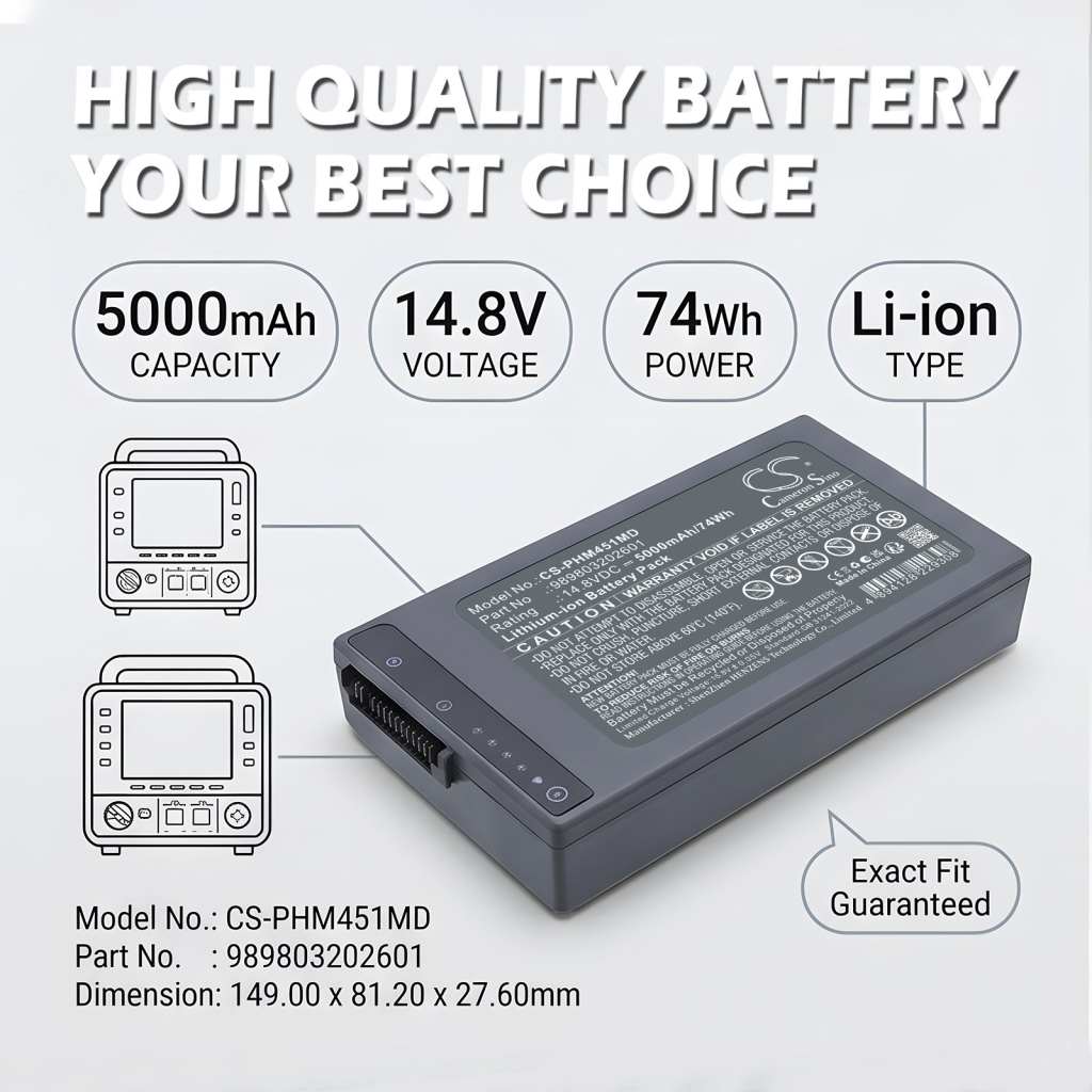 Battery compatible with Phillips