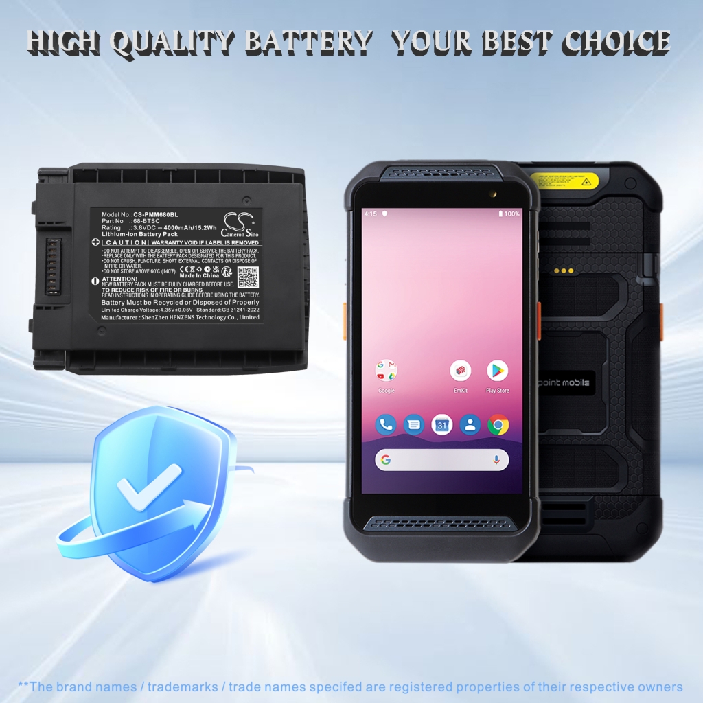Battery compatible with Point mobile