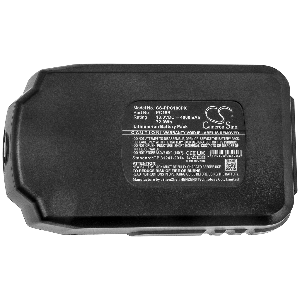Compatible battery replacement for Porter Cable PC18B