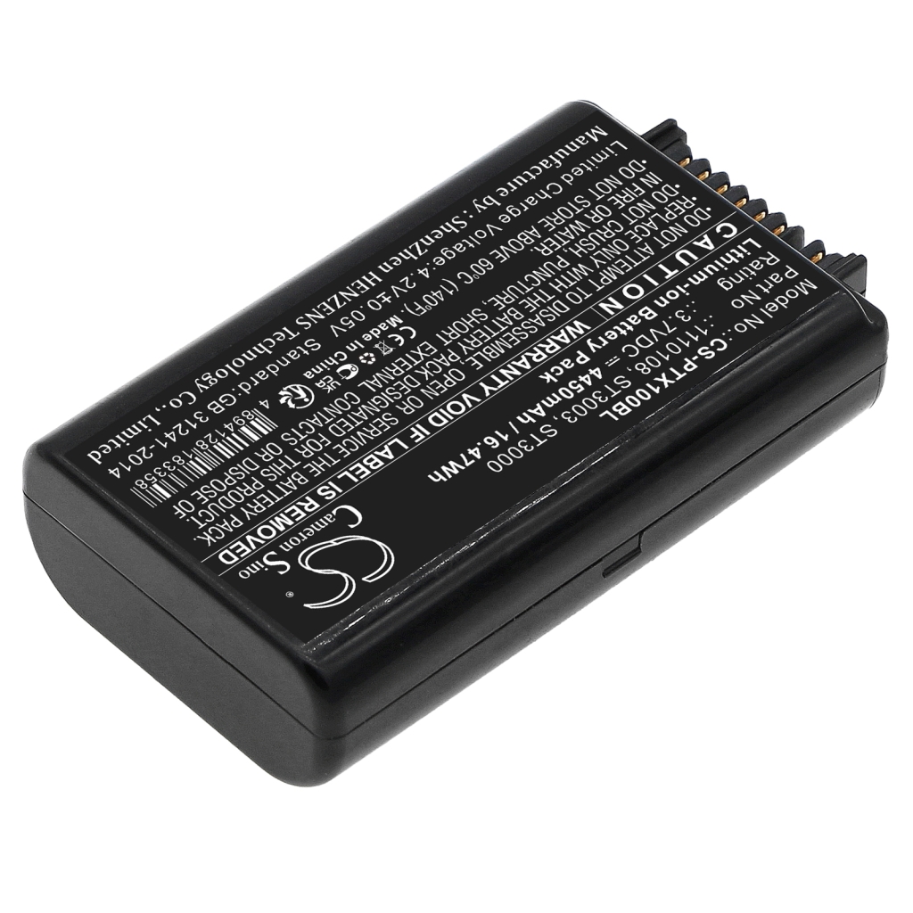 Inverted view, multi-pin connector