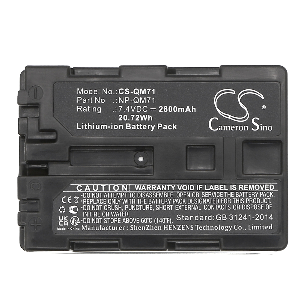 Battery Replaces NP-QM71