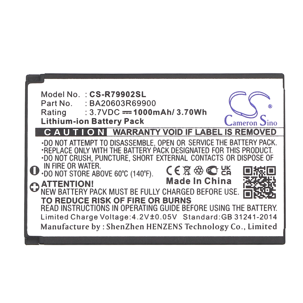 MP3, MP4, PMP Battery Creative CS-R79902SL