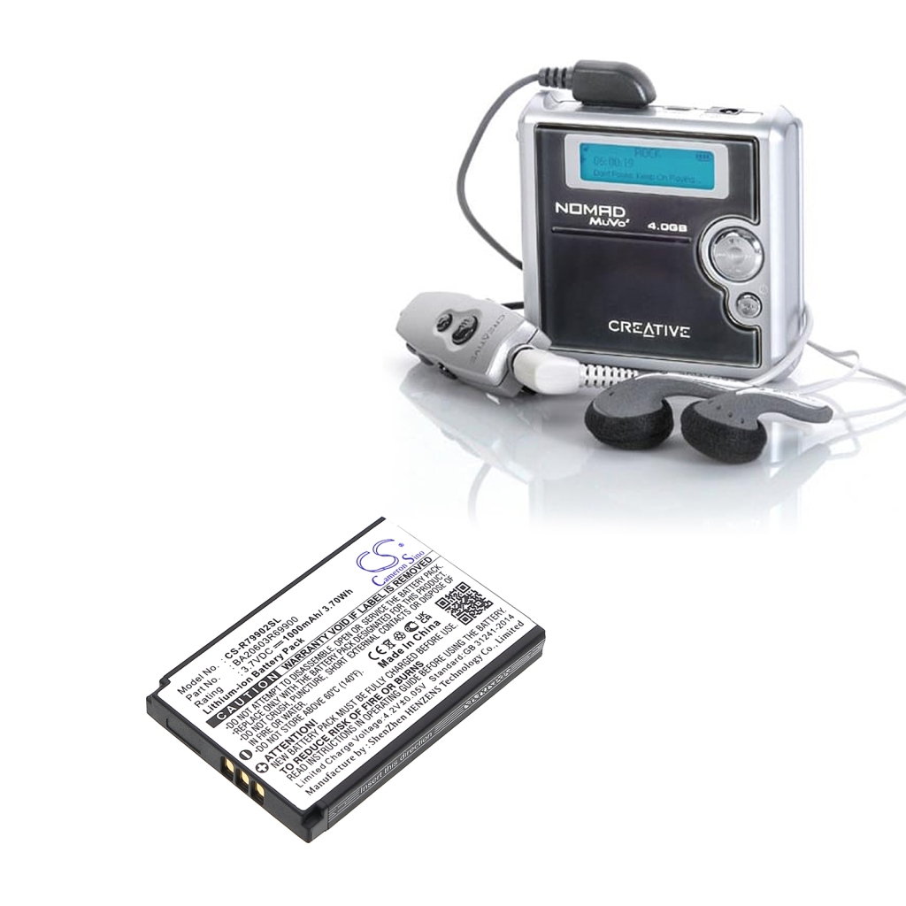 MP3, MP4, PMP Battery Creative CS-R79902SL