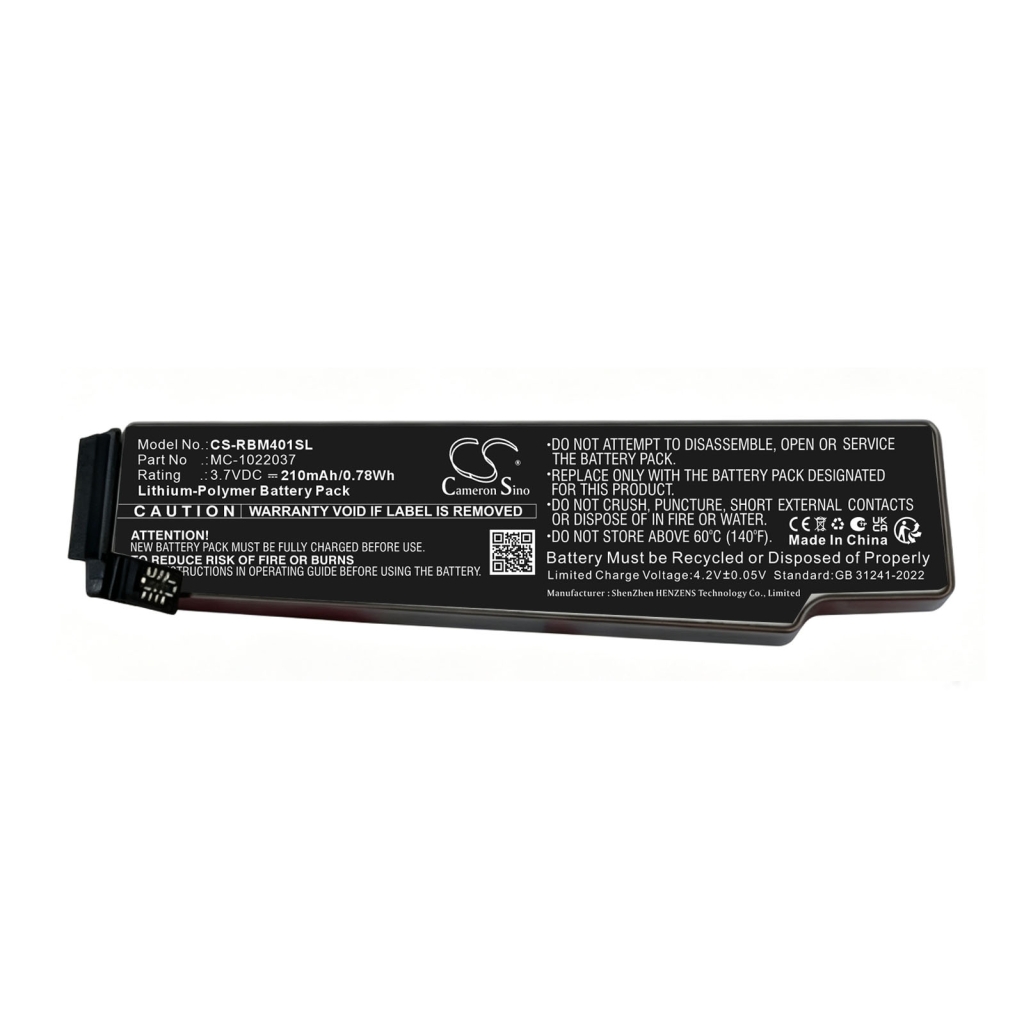 Battery compatible with VR battery