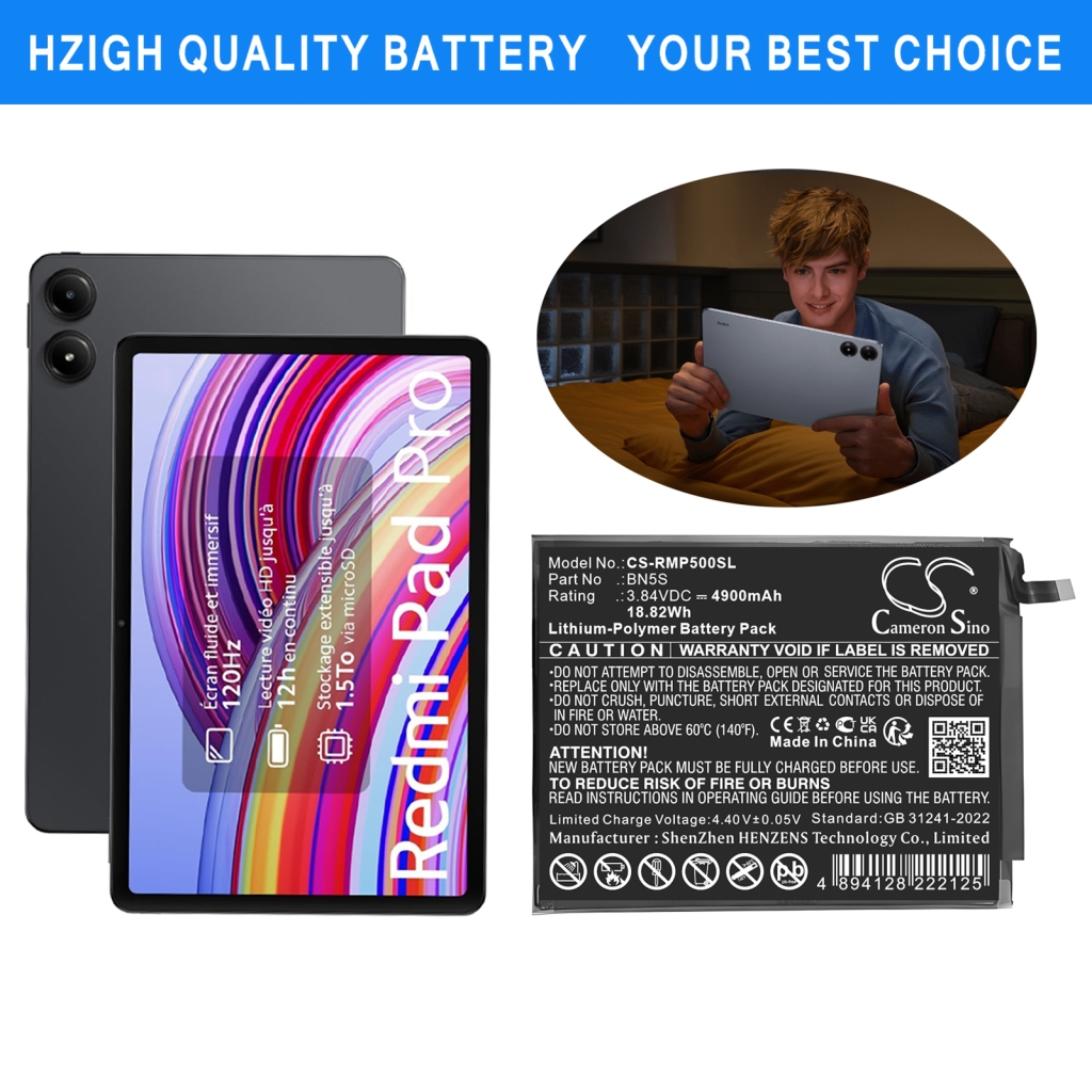 Tablet-PC Akkus Redmi CS-RMP500SL