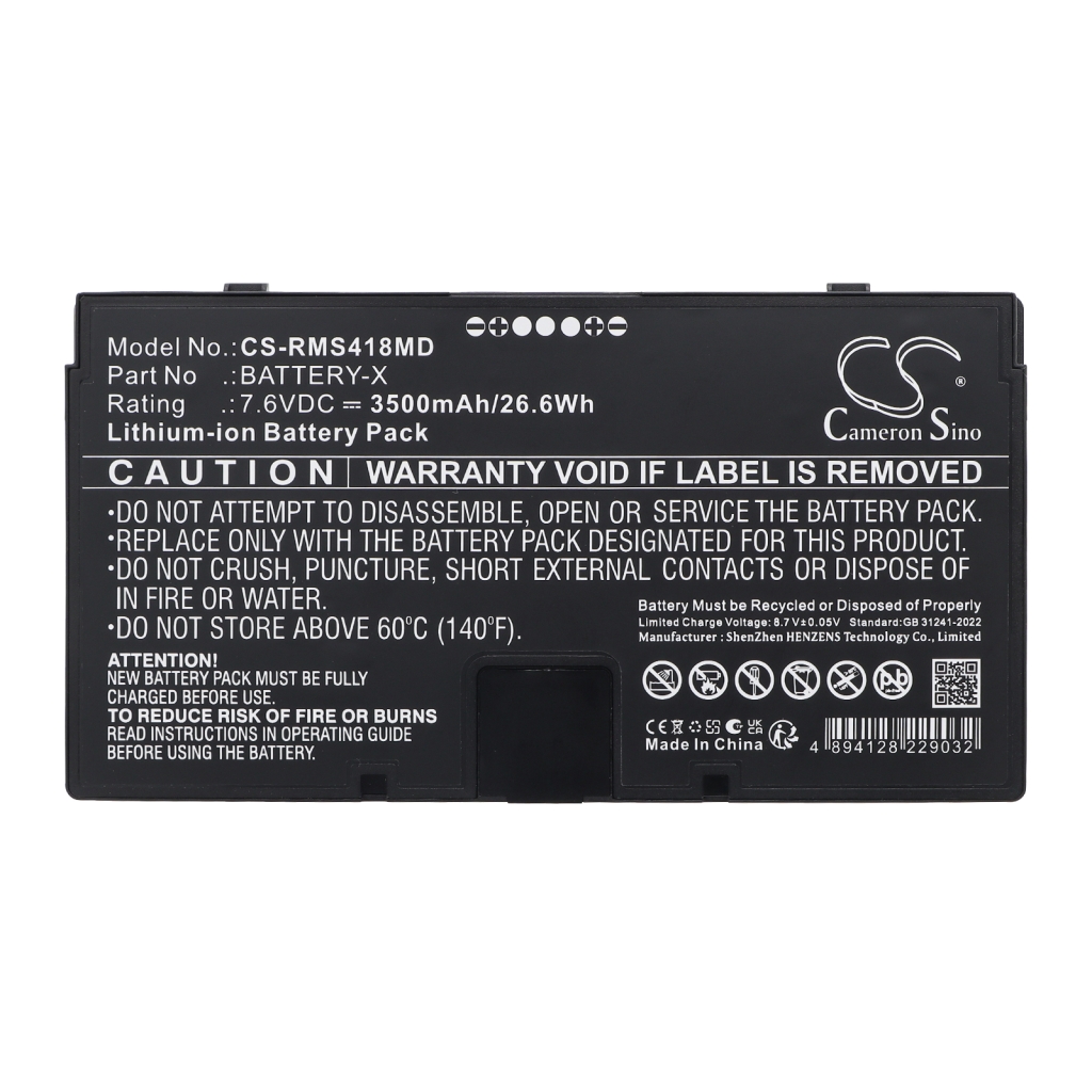 Akku kompatibel mit Iray CS-RMS418MD