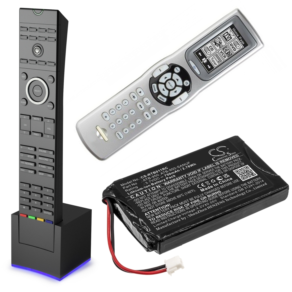 Fernbedienung Akkus RTI CS-RTB011RC