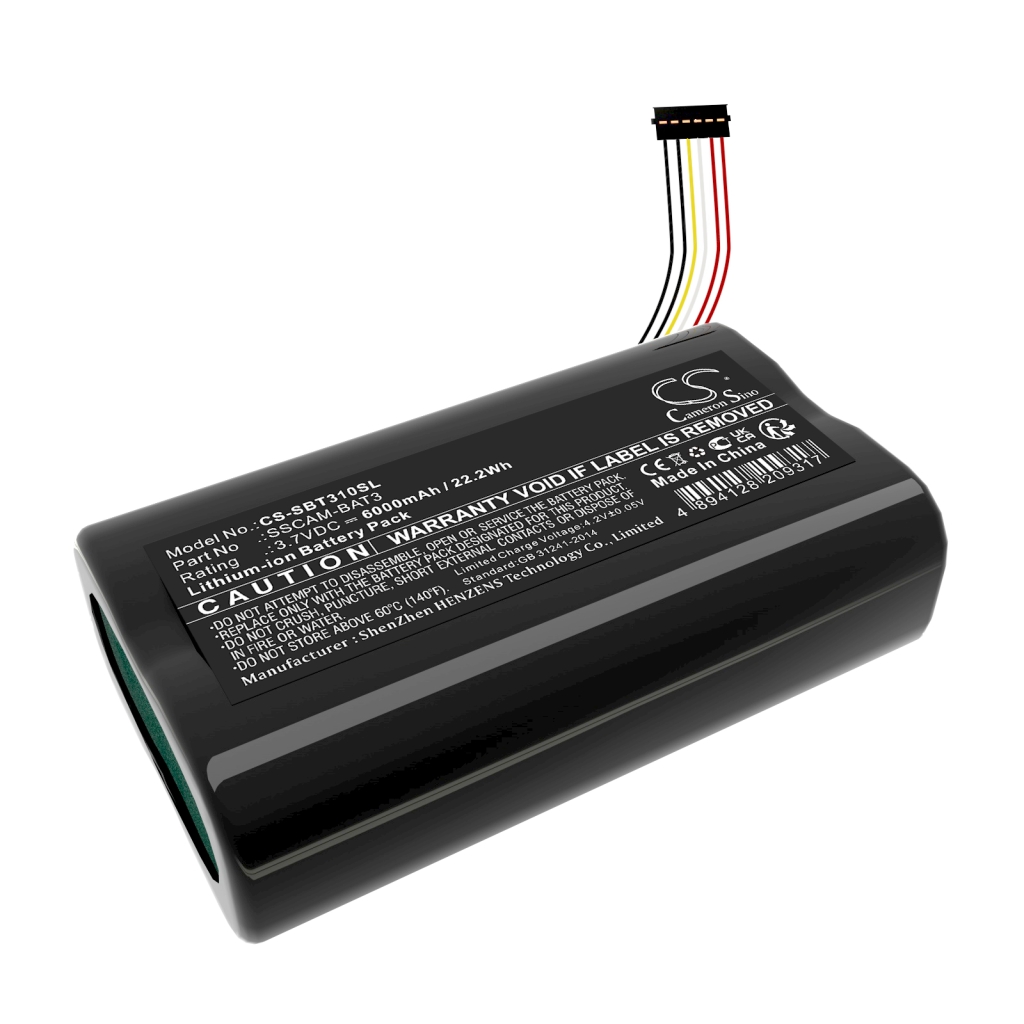 Battery Replaces SSCAM-BAT3