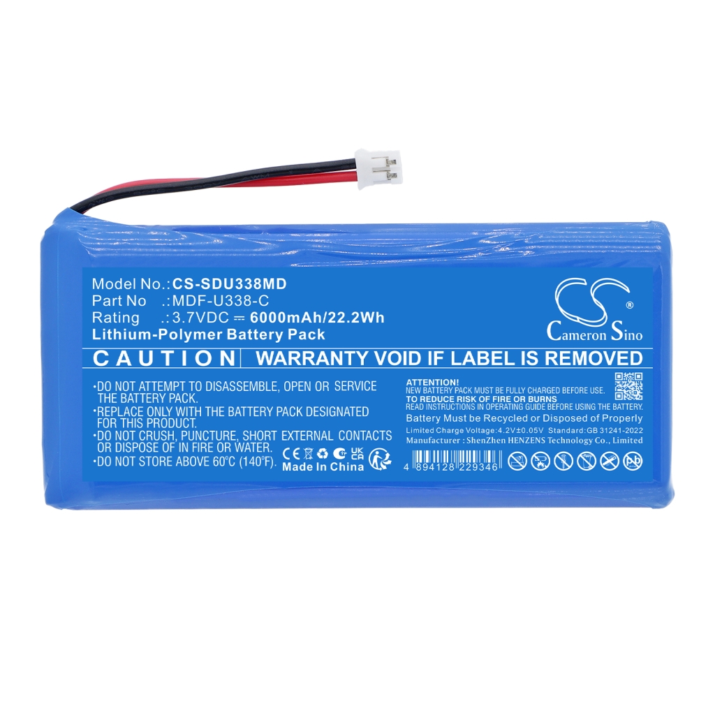 Akku kompatibel mit Sanyo CS-SDU338MD